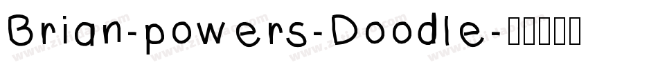 Brian-powers-Doodle字体转换