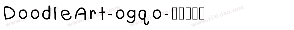 DoodleArt-ogqo字体转换