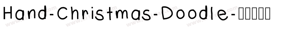 Hand-Christmas-Doodle字体转换