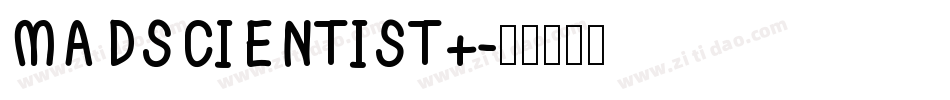 MADSCIENTIST+字体转换