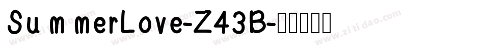 SummerLove-Z43B字体转换