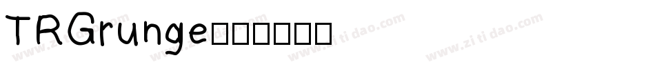 TRGrunge字体转换