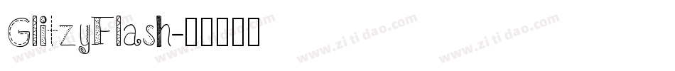 GlitzyFlash字体转换