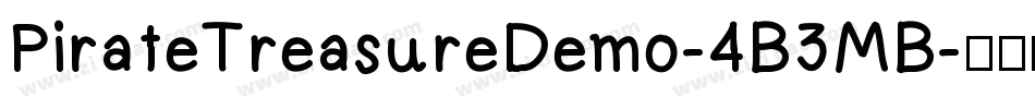 PirateTreasureDemo-4B3MB字体转换