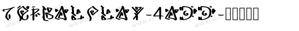 TribalPlay-4adD字体转换