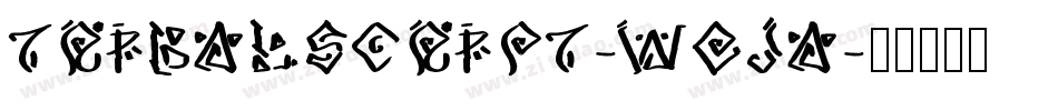 TribalScript-WOjA字体转换