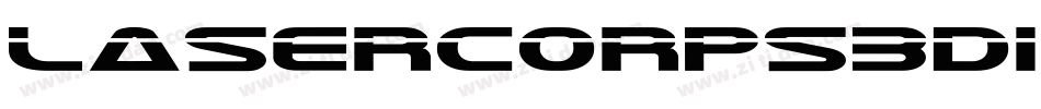 LaserCorps3DItalic-gx2ZP字体转换