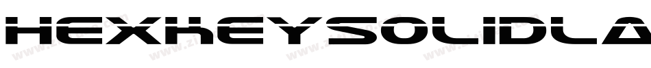 hexkeysolidlaser字体转换