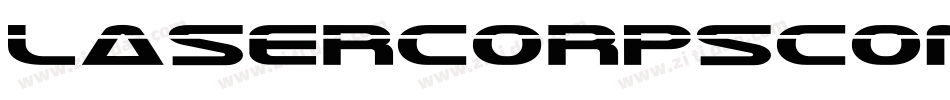 lasercorpscond字体转换