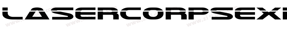 lasercorpsexpand字体转换