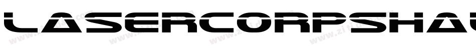lasercorpshalfital字体转换