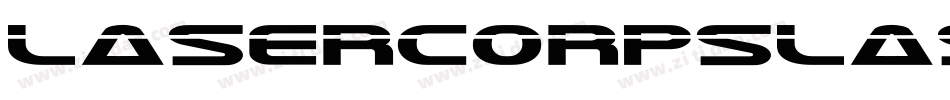 lasercorpslaserital字体转换
