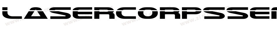 lasercorpssemital字体转换
