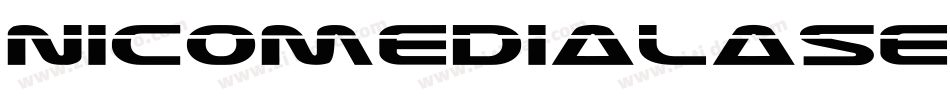 nicomedialaser字体转换