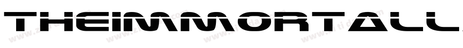 theimmortallaser字体转换