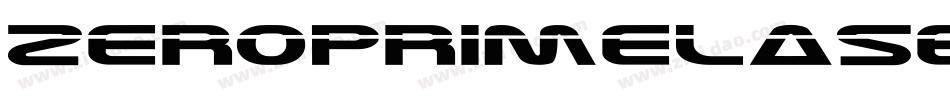 zeroprimelaser字体转换