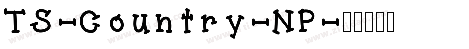 TS-Country-NP字体转换