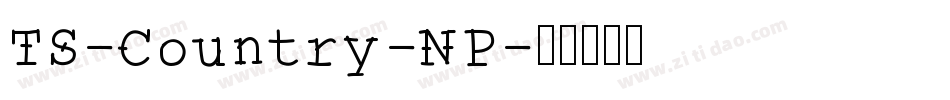 TS-Country-NP字体转换