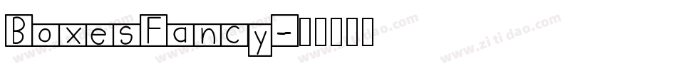 BoxesFancy字体转换
