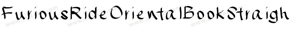 FuriousRideOrientalBookStraight字体转换