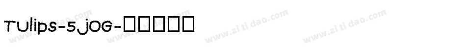 Tulips-5jOG字体转换