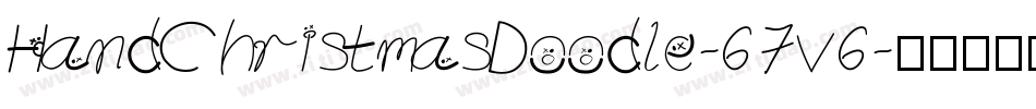HandChristmasDoodle-67v6字体转换