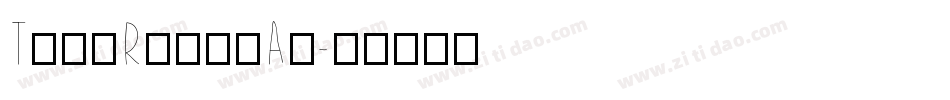 TwigRegular字体转换
