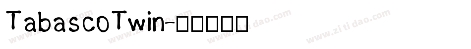 TabascoTwin字体转换