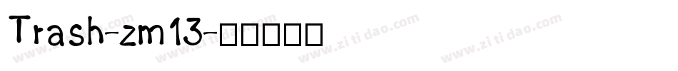 Trash-zm13字体转换