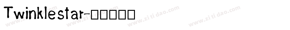 Twinklestar字体转换