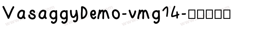 VasaggyDemo-vmg14字体转换