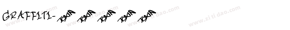 GRAFFITI字体转换