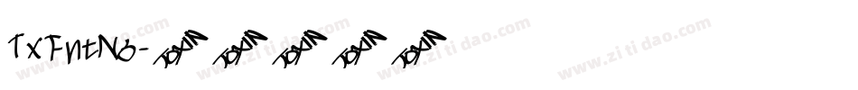 TxFntN6字体转换