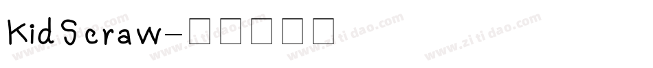 KidScraw字体转换