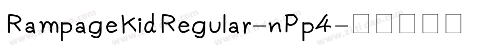 RampageKidRegular-nPp4字体转换