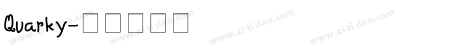 Quarky字体转换