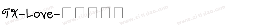 TX-Love字体转换