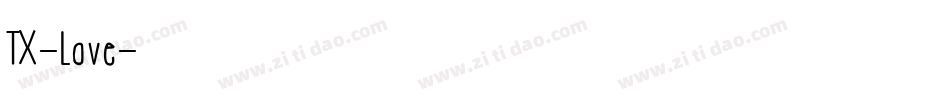 TX-Love字体转换