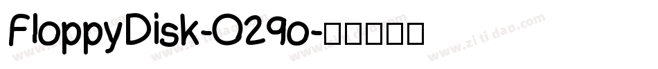 FloppyDisk-O29o字体转换