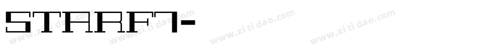 STARF7字体转换