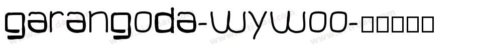 Garangoda-WyWoO字体转换