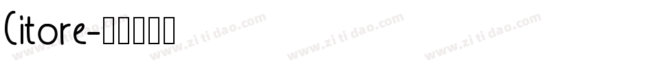 Citore字体转换