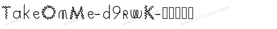 TakeOnMe-d9rwK字体转换