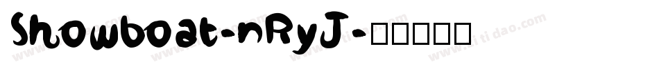 Showboat-nRyJ字体转换