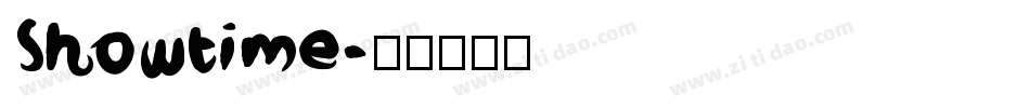 Showtime字体转换