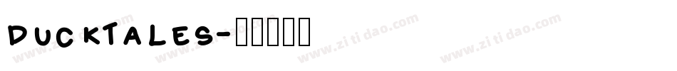 ducktales字体转换
