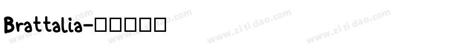 Brattalia字体转换