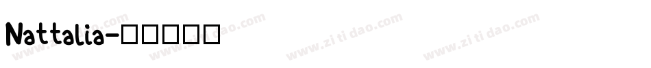 Nattalia字体转换