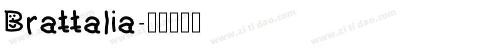 Brattalia字体转换