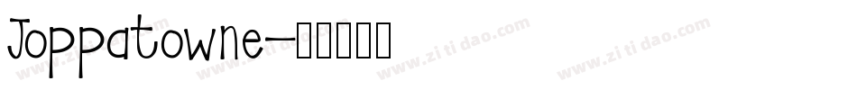 Joppatowne字体转换